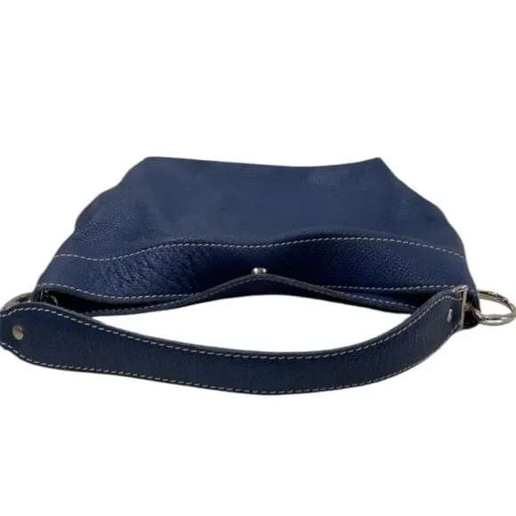 Italian Artisan Leather Shoulder Bag • Y2K Era • Made in Italy - Picture 5 of 9